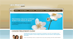 Desktop Screenshot of cancerimmunotherapycentres.com